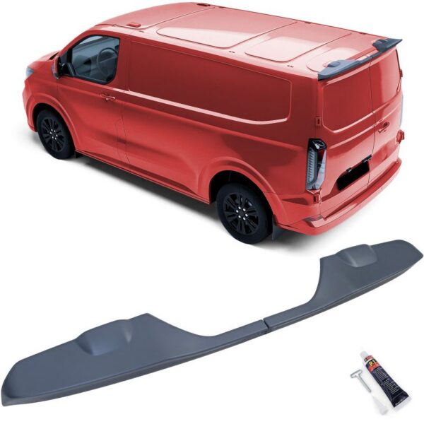 Tagauste spoiler Ford Tourneo Transit Custom 2023- Krunditud/Must