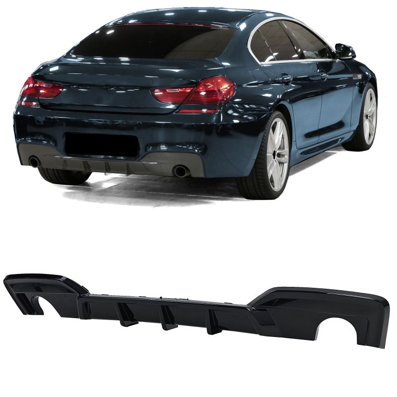 Diffuuser, läikiv must, BMW F12 F13 F06 640d 640i