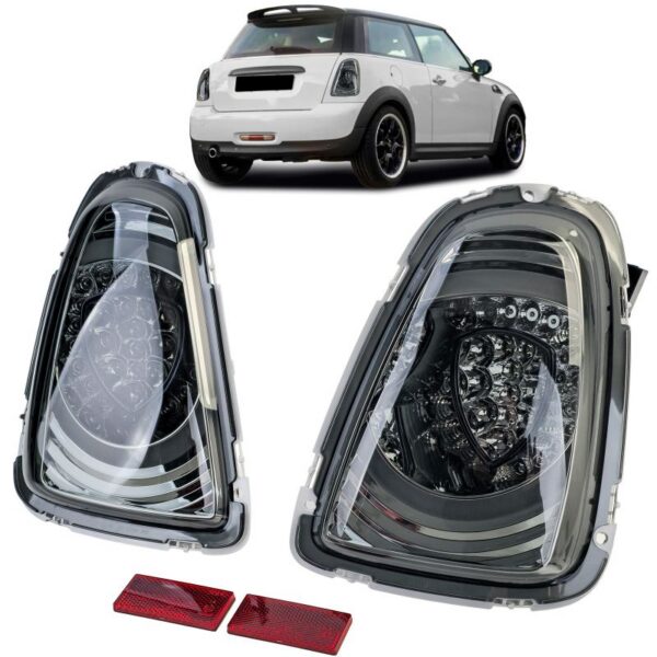 Mini One Cooper R56 2010-2014 LED-tagatuled, Black smoke