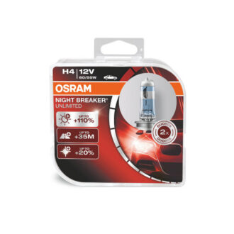 Osram night breaker unlimited H4 12V komplekt (2tk pakendis)