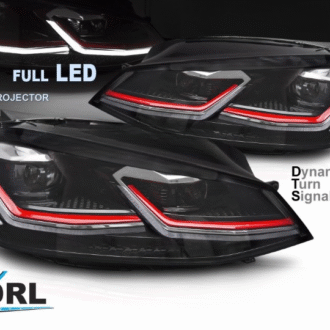 Täis-Led esituled VW GOLF 7 12-17 Halogeentulede asendamiseks!