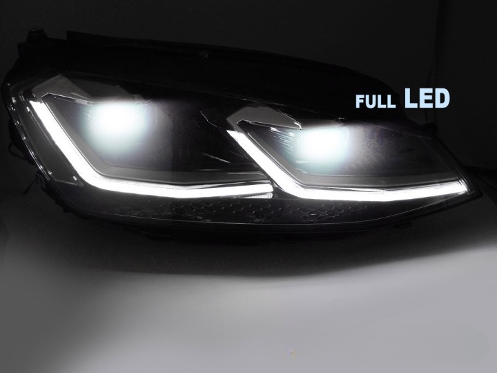 Täis-Led esituled VW GOLF 7 12-17 Halogeentulede asendamiseks! — изображение 4