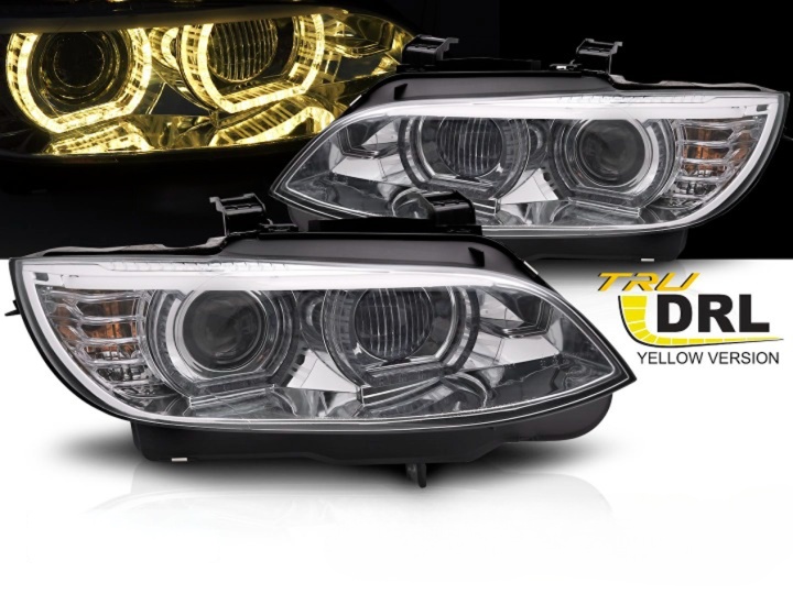 Xenon esituled "Yellow led chrome DRL" BMW E92 / E93 06-10