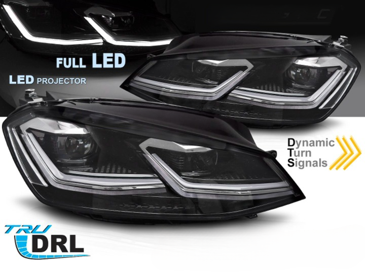 Led esituled "SilverLine" VW GOLF 7 12-17 (OE halogen)