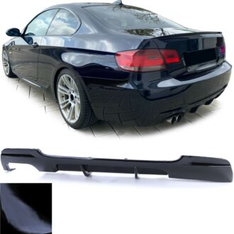 Diffuuser Bmw E92 E93 1x2 toru, läikiv must