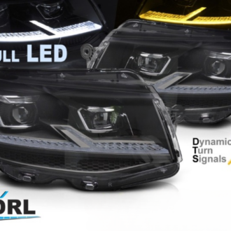 Led esituled "Dynamic Black Chrome" Vw T6 15-19