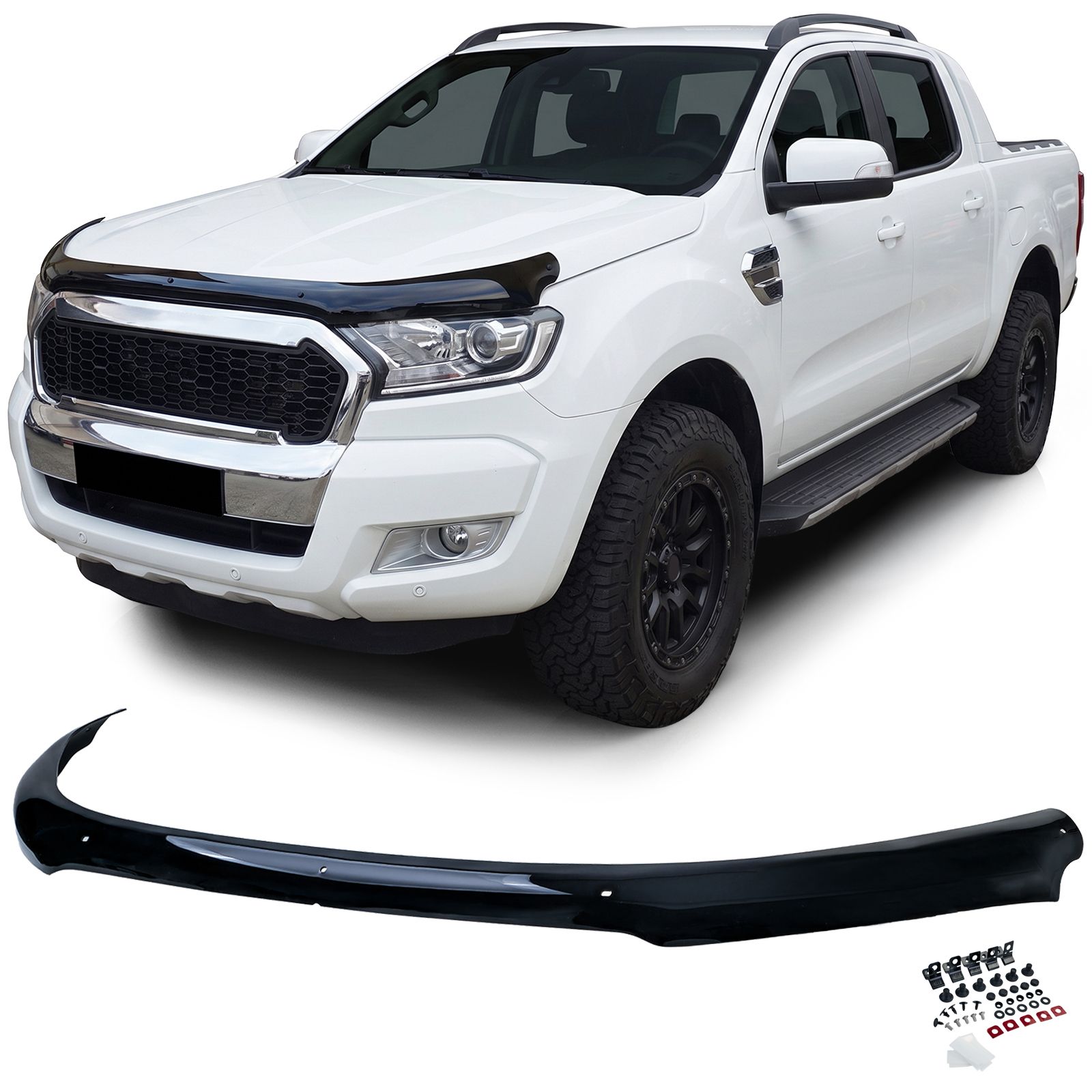 Kapotisirm / kivikaitse Ford Ranger T7 T8 2012-2022 v.2