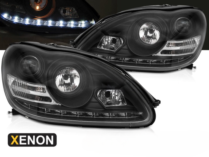Xenon esituled "Black LED" Mercedes S-Klass (W220) 02-05