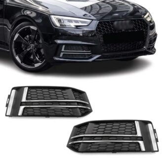 Iluvõred Audi A4 B9 S-Line (15-19) Matt&Kroom