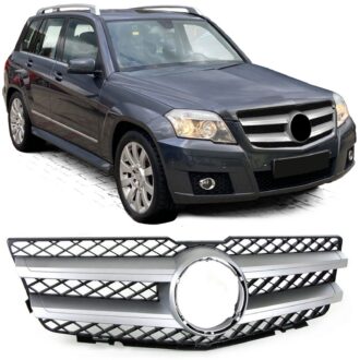 Iluvõre Mercedes GLK X204 08-12 Must-Hõbe