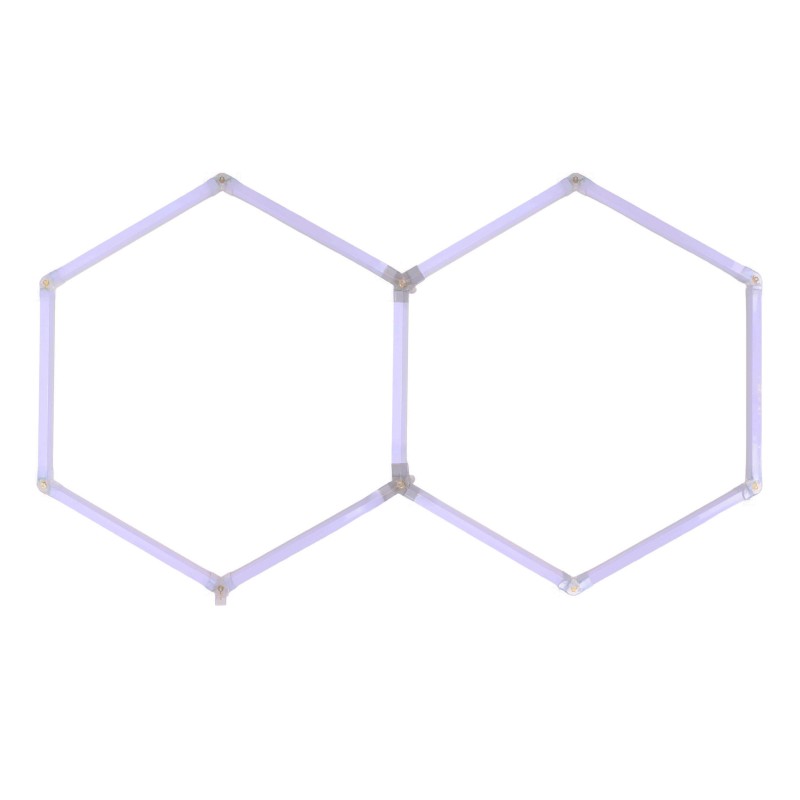 Hexagon LED valgusti 6500K 220V 95 x163 cm