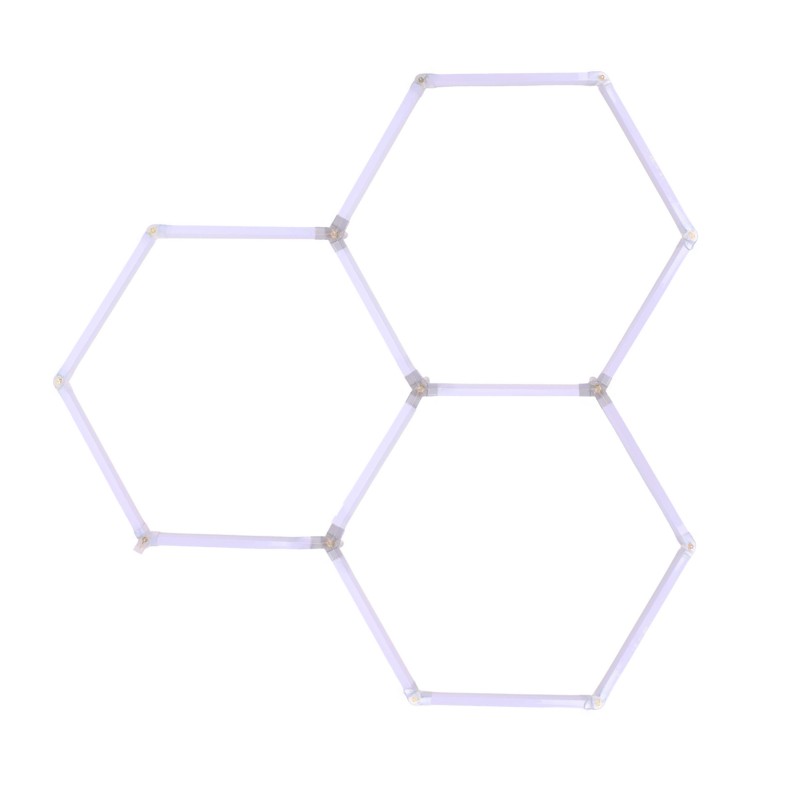 Hexagon LED valgusti 6500K 220V 163 x 166 cm