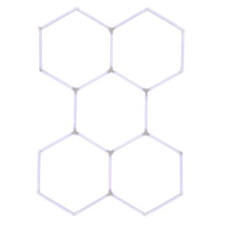 Hexagon LED valgusti 6500K 220V 166 x 243 cm