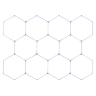 Hexagon LED valgusti 6500K 220V 324 x 239 cm