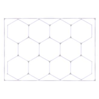 Hexagon LED valgusti 6500K 220V 243 x 366 cm