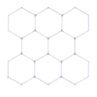 Hexagon LED RGB valgusti 1900-9000K 220V 245 x 236 cm
